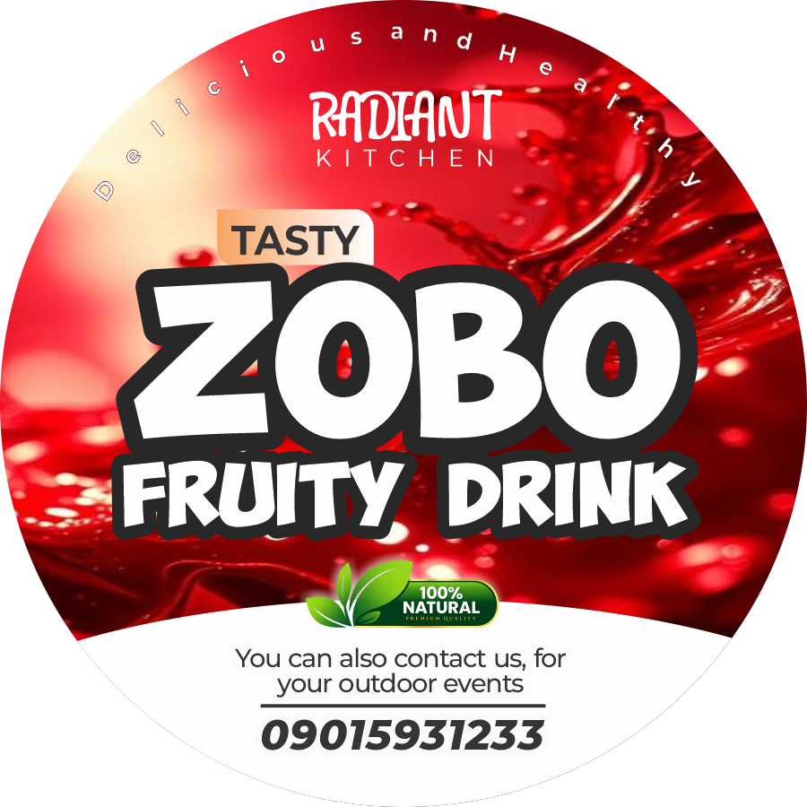 Mara's Sweet and Savory Zobo fruity drink design