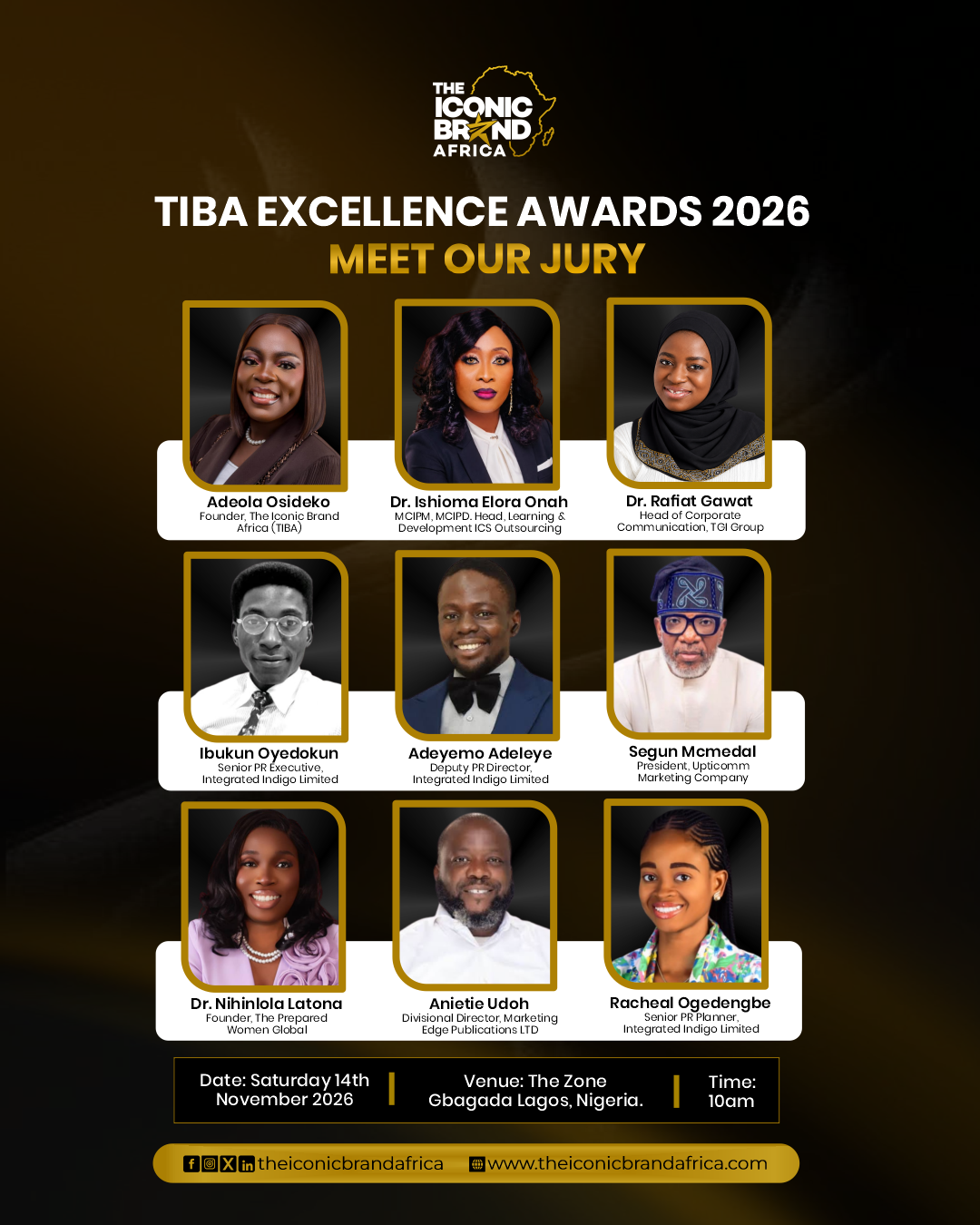 TIBA Excellence Awards jury reveal design