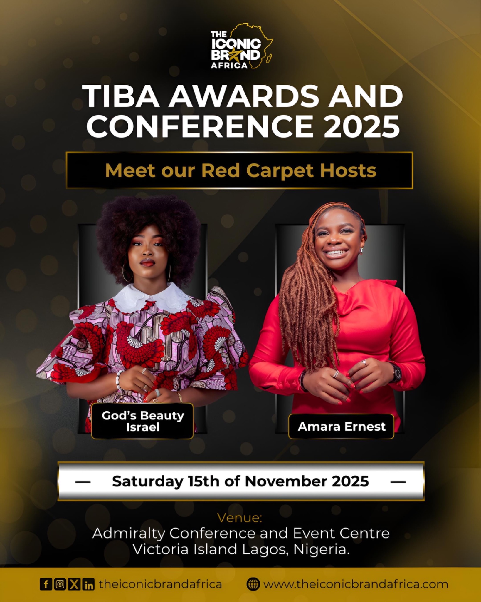 TIBA Awards red carpet hosts design