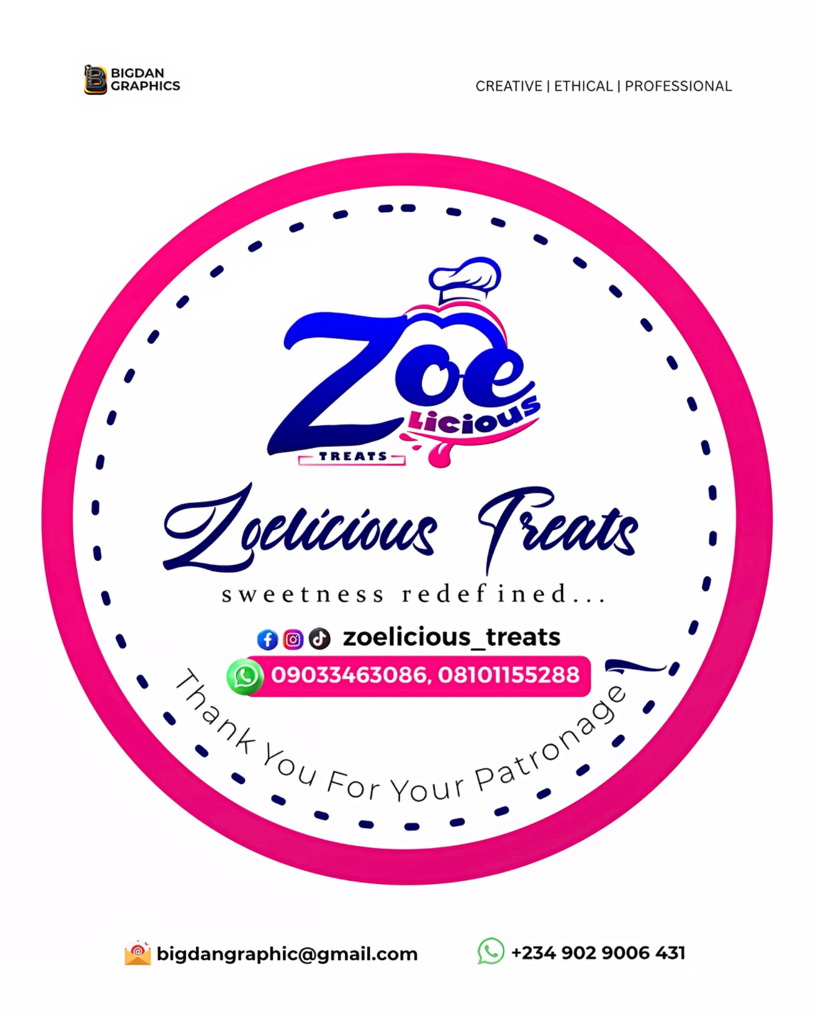 Zoelicious Treats logo
